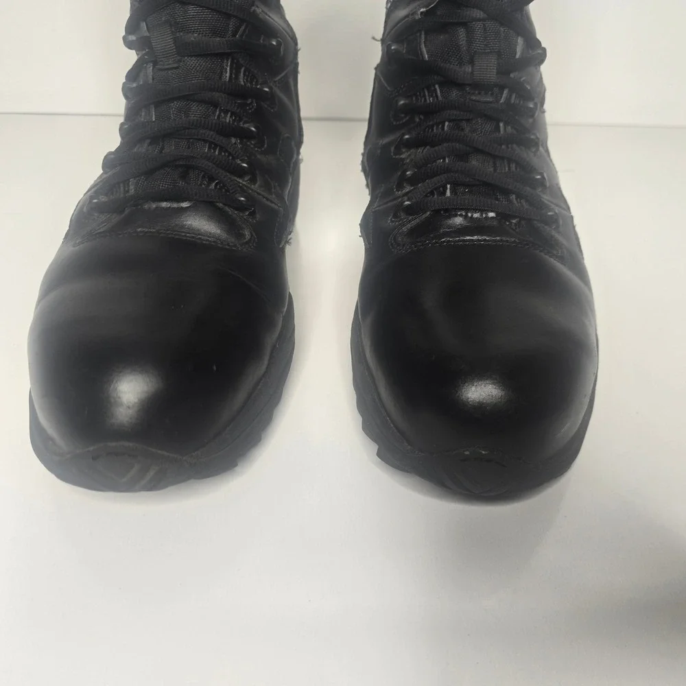 Reebok Rapid Response Mens Stealth Tactical Boot Side Zipper Composite Toe 15M